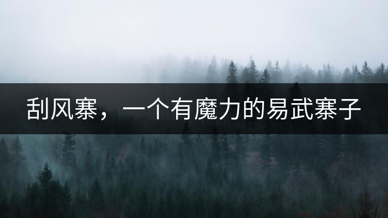 刮風寨,一個有魔力的易武寨子 刮風寨,一個有魔力的易武寨子
