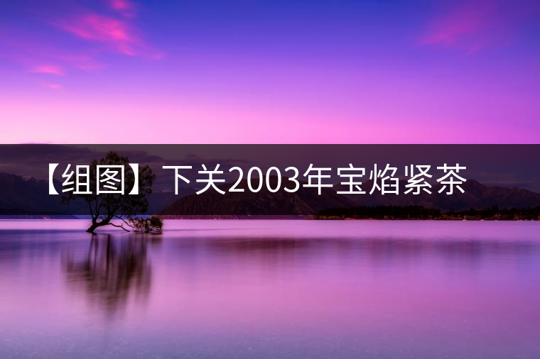 【組圖】下關2003年寶焰緊茶開湯 【組圖】下關2003年寶焰緊茶開湯