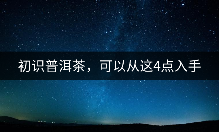 初識(shí)普洱茶,可以從這4點(diǎn)入手 初識(shí)普洱茶,可以從這4點(diǎn)入手