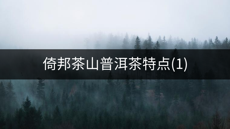 倚邦茶山普洱茶特點(1) 倚邦茶山普洱茶特點(1)