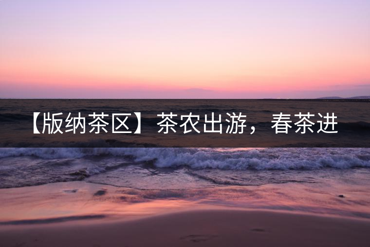 【版納茶區】茶農出游，春茶進朋友圈需謹慎