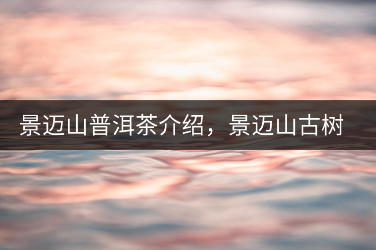 景邁山普洱茶介紹,景邁山古樹茶口感特點 景邁山普洱茶介紹,景邁山古樹茶口感特點