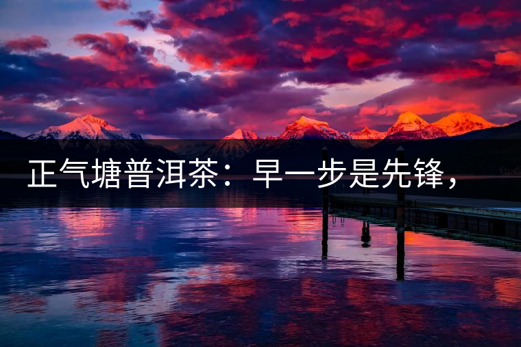 正氣塘普洱茶:早一步是先鋒,早兩步是先烈 正氣塘普洱茶:早一步是先鋒,早兩步是先烈