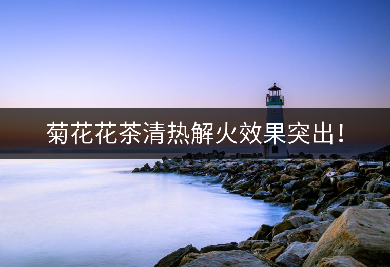 菊花花茶清熱解火效果突出！