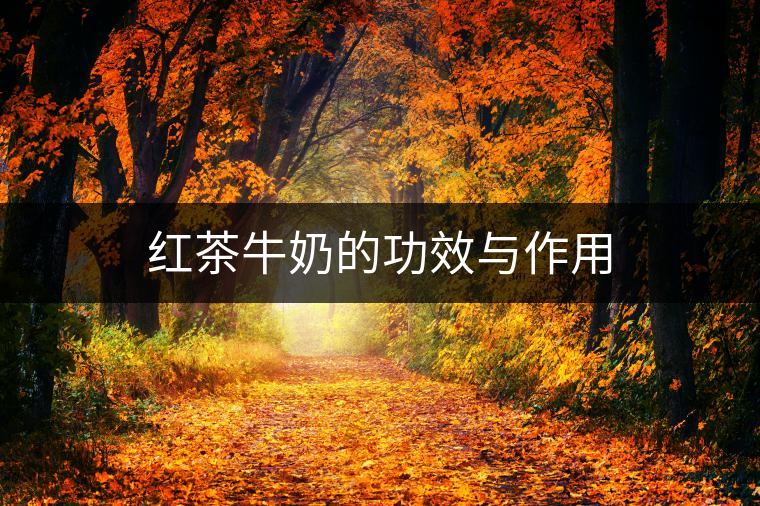 紅茶牛奶的功效與作用 紅茶牛奶的功效與作用