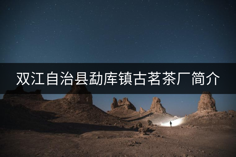 雙江自治縣勐庫鎮古茗茶廠簡介 雙江自治縣勐庫鎮古茗茶廠簡介