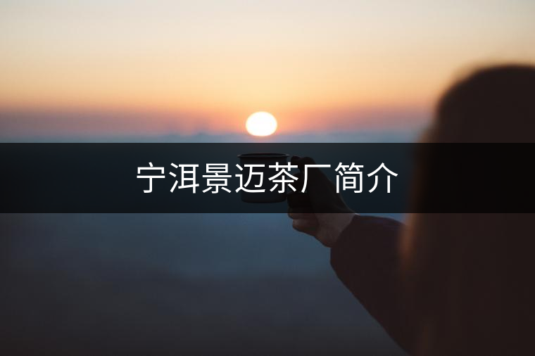 寧洱景邁茶廠(chǎng)簡(jiǎn)介 寧洱景邁茶廠(chǎng)簡(jiǎn)介