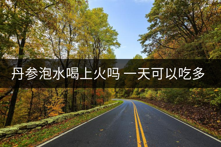 丹參泡水喝上火嗎 一天可以吃多少克？