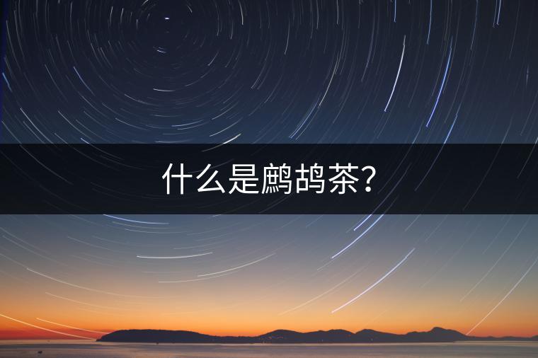 什么是鷓鴣茶? 什么是鷓鴣茶?