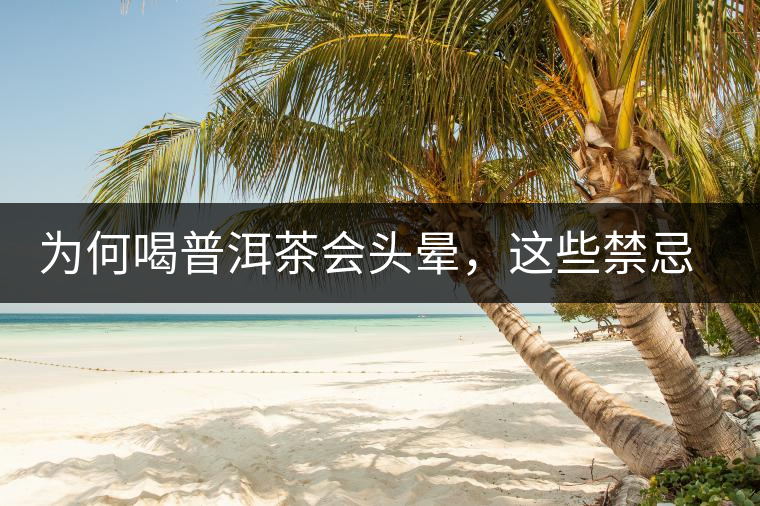 為何喝普洱茶會頭暈,這些禁忌你了解多少? 為何喝普洱茶會頭暈,這些禁忌你了解多少?