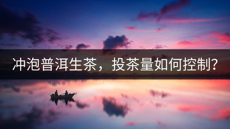 沖泡普洱生茶,投茶量如何控制? 沖泡普洱生茶,投茶量如何控制?