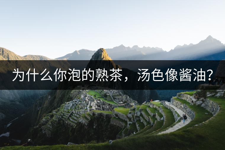 為什么你泡的熟茶，湯色像醬油？