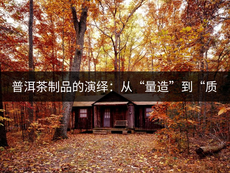 普洱茶制品的演繹：從“量造”到“質造”