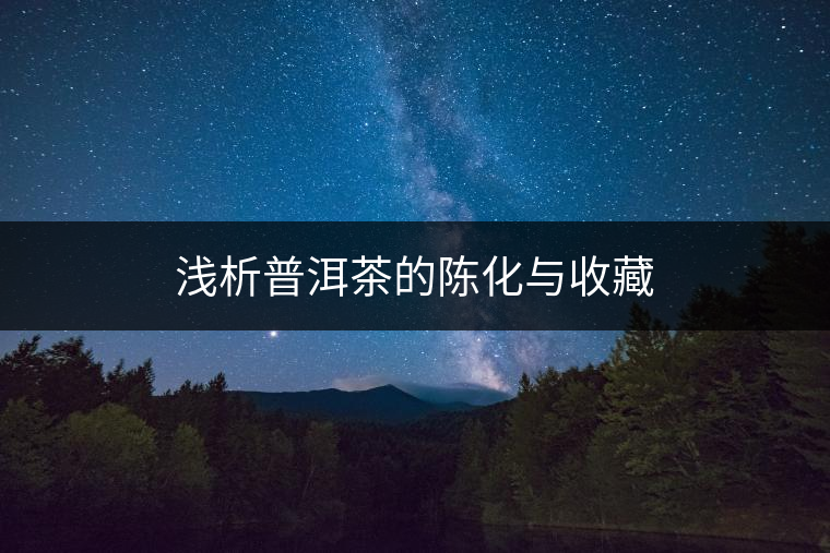 淺析普洱茶的陳化與收藏 淺析普洱茶的陳化與收藏