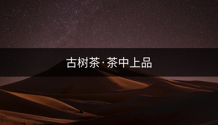 古樹茶·茶中上品 古樹茶·茶中上品