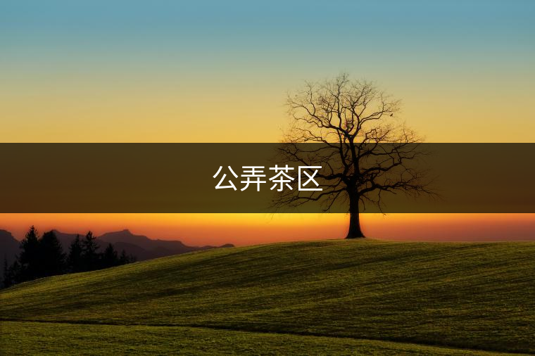 公弄茶區 公弄茶區