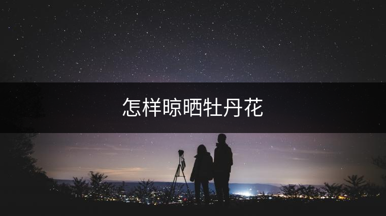 怎樣晾曬牡丹花 怎樣晾曬牡丹花